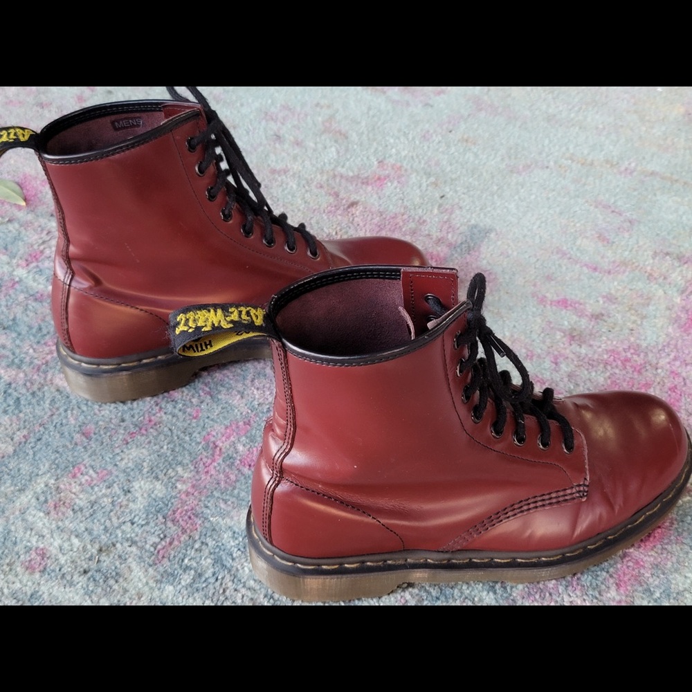 Dr Martens 1460 8-Eye Boot in Cherry Red Size 10